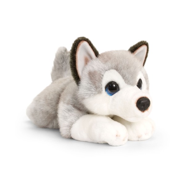 Keel Signature laying down puppy dog Husky 37 cm Soft Toy