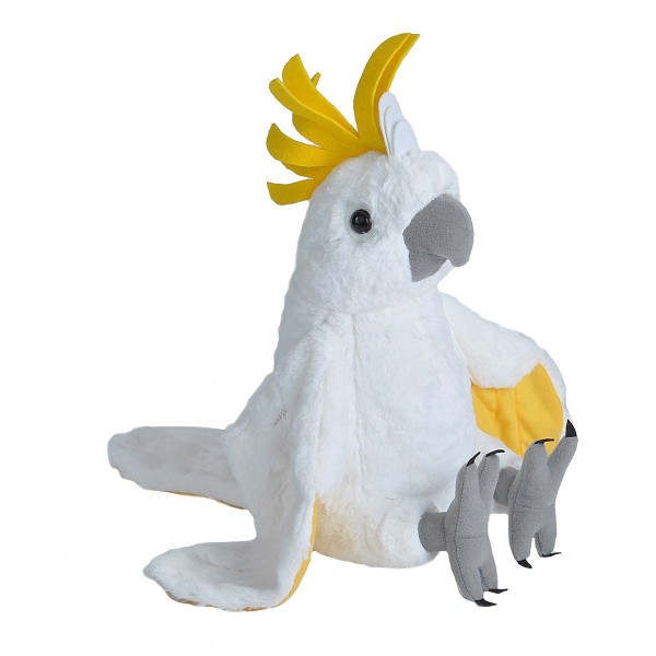 Wild Republic Sulphur-crested Cockatoo 30cm Soft Toy