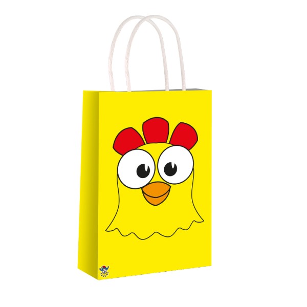 Farm Animal Chicken Paper Party Bag