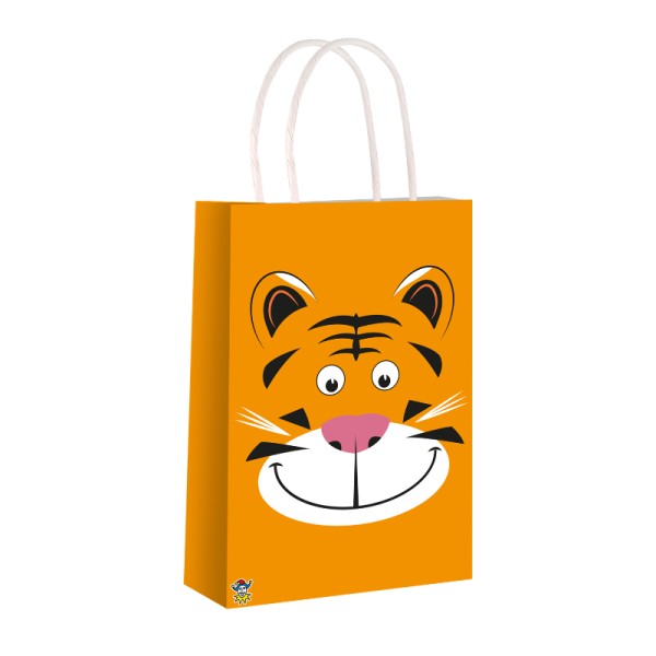 Wild Animal Tiger Paper Party Bag
