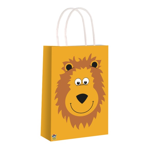 Wild Animal Lion Paper Party Bag