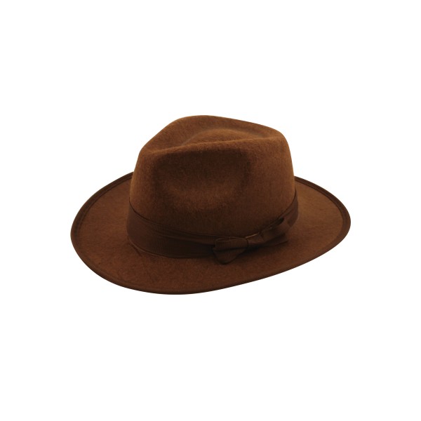 Brown fedora Explorer costume Hat (Childs)