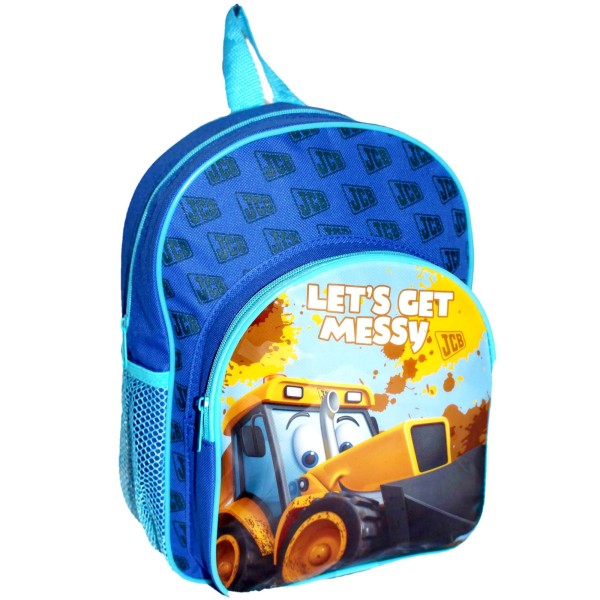 Let's get messy JCB kids 2 pockets Backpack