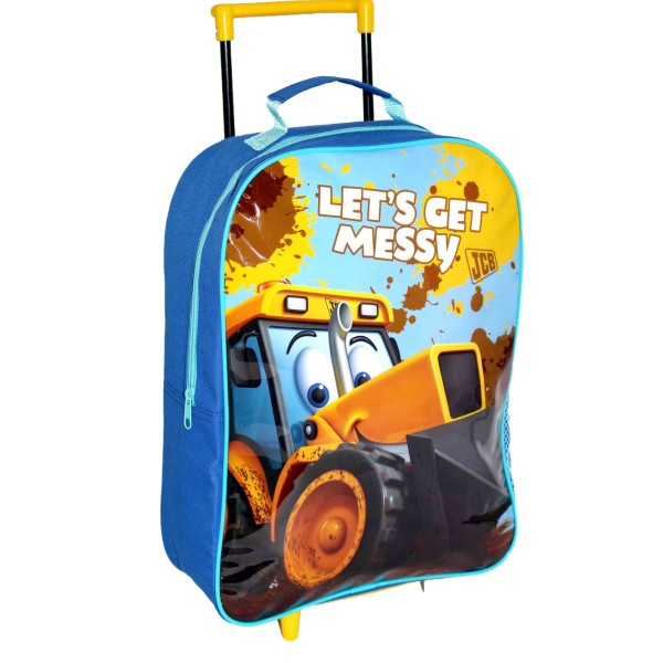 Let's get messy JCB kids trolley bag