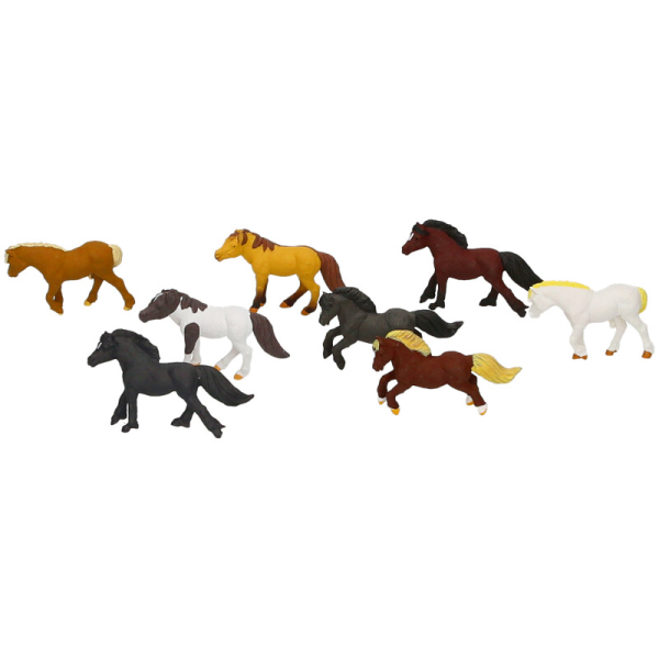 8 piece Horse set