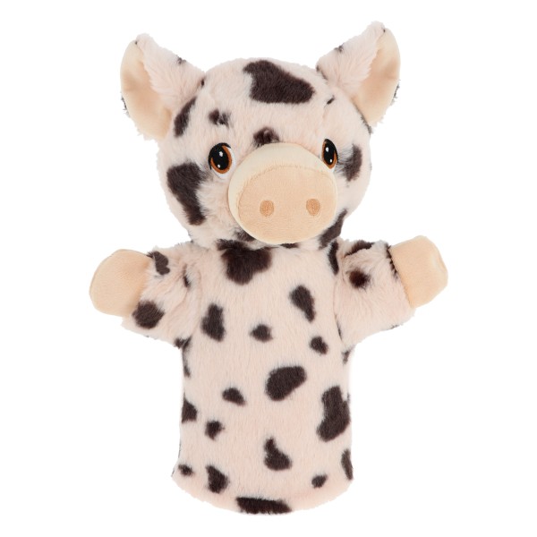 Keeleco Farm Animal Spotted Pig Hand Puppet