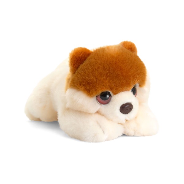 Keel Signature laying down Pomeranian puppy dog 25 cm Soft Toy