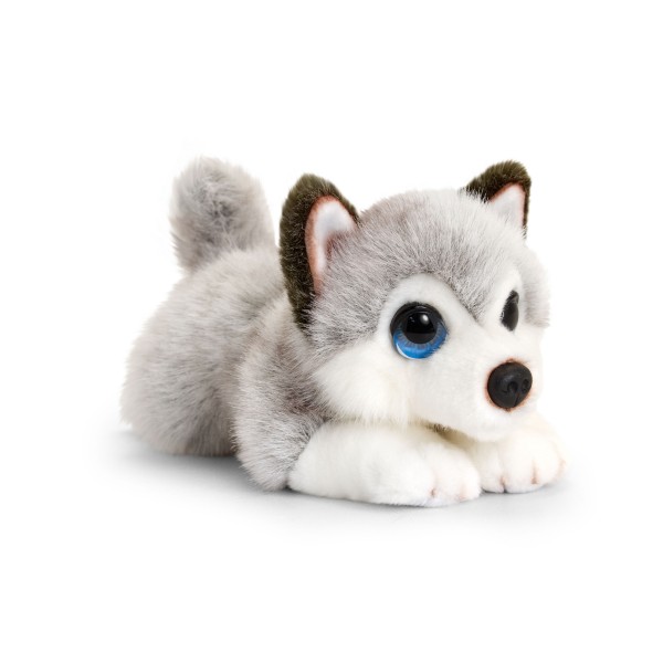 Keel Signature laying down Husky puppy dog 25 cm Soft Toy
