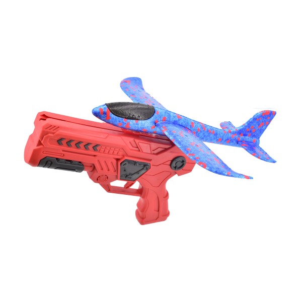 Foam Aeroplane with shooter gun toy