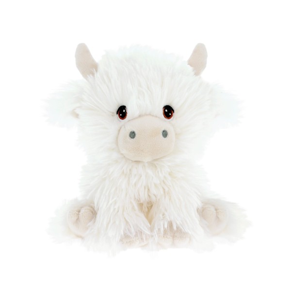 Keeleco Cream Highland Cow 18 cm Soft Toy