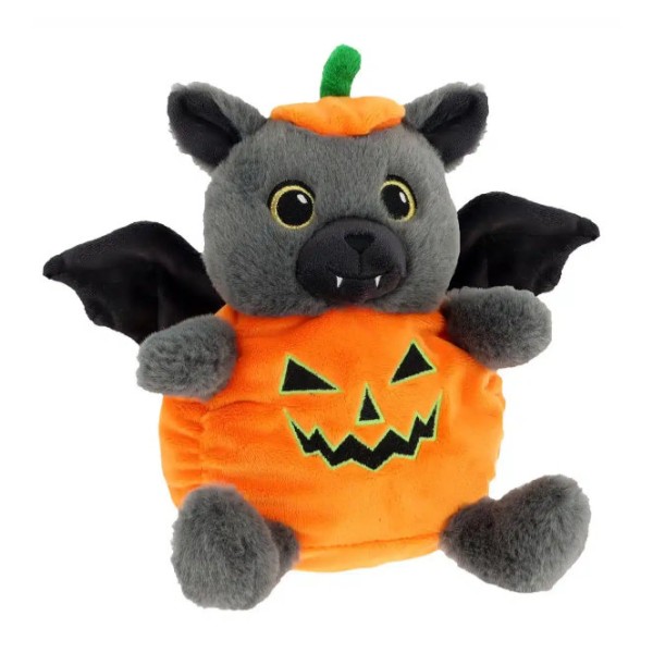 Keeleco Halloween Bat stuck in a pumpkin 16cm Soft Toy