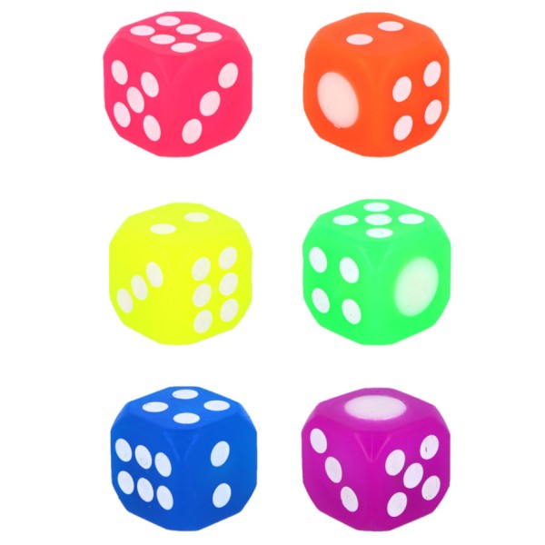 Flashing colourful Dice