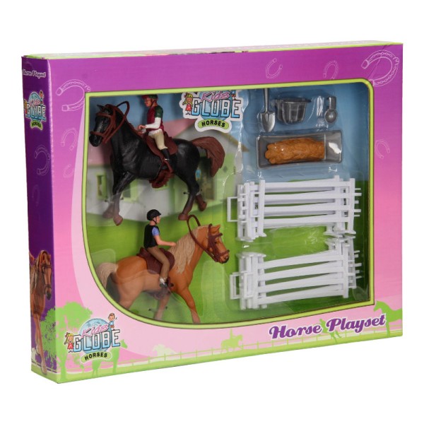 Horse Playset 1:24 Riders and Accessories