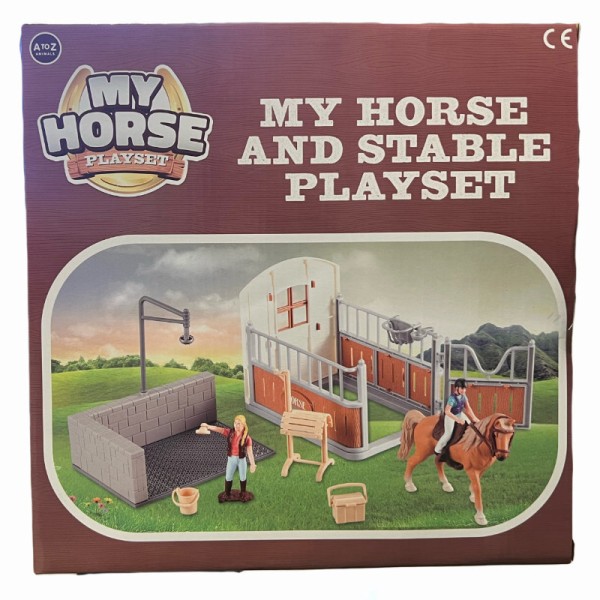 My Horse and Stable Grooming Playset