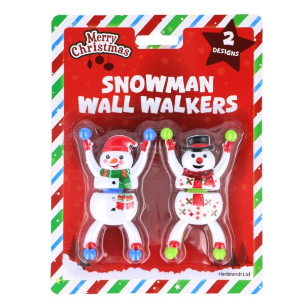 Christmas Snowman Wall Walkers pack of 2