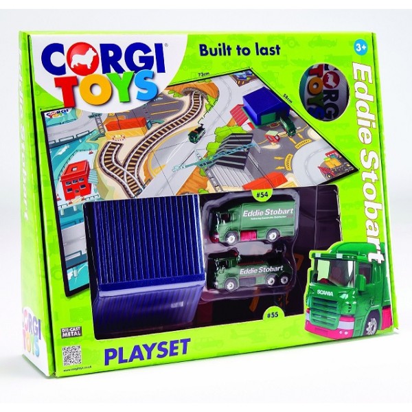 Eddie Stobart Playset with two trucks