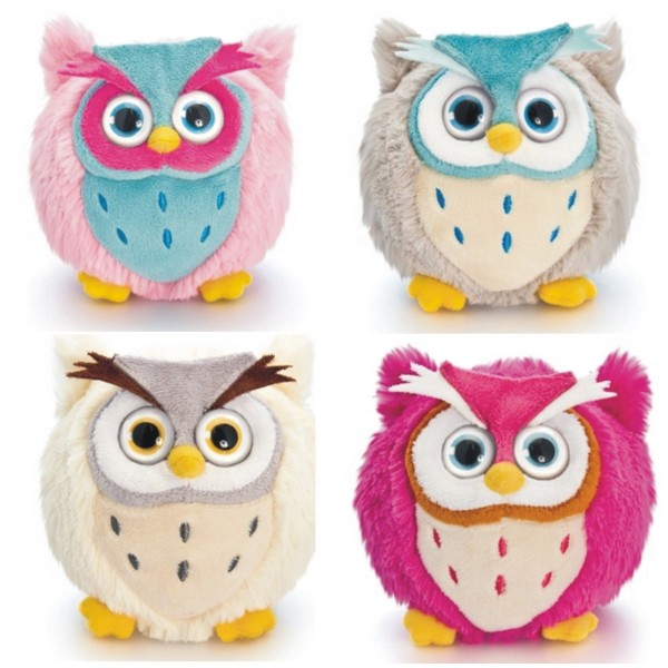 Keel Toys Adoraballs Owls 10 cm Soft Toy