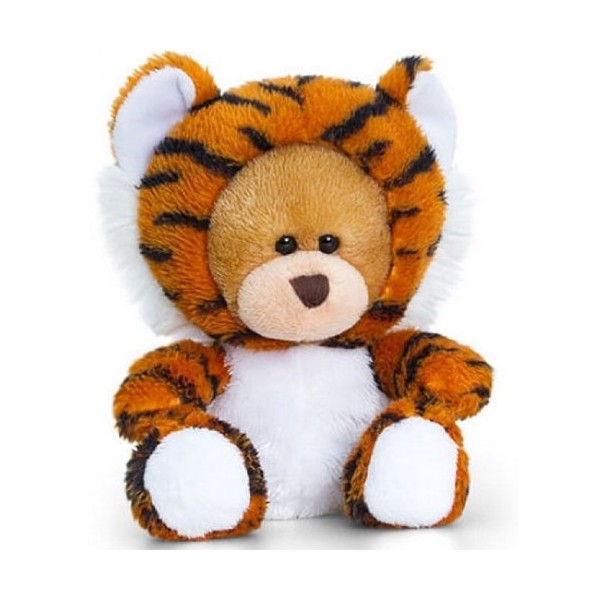 Keel Toys Pippins Pipp the Bear wearing Tiger Onesie 14 cm Soft Toy