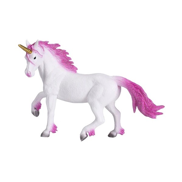 Mojo Pink and White Unicorn Figurine