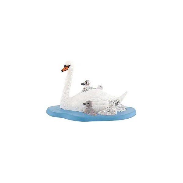 Bullyland Swan and Cygnets Figurine