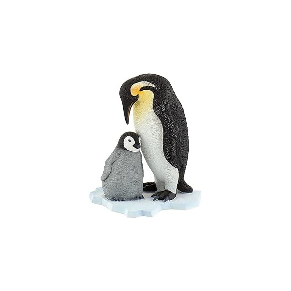 Bullyland Penguin and Chick Figurine