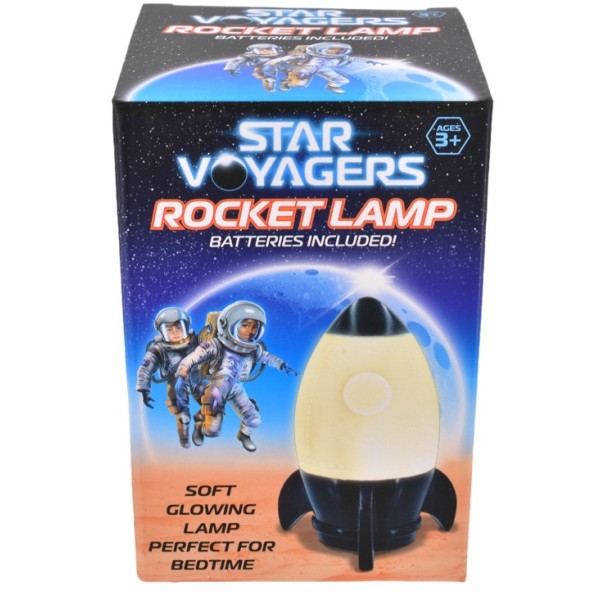 Space Rocket Battery Operated Lamp