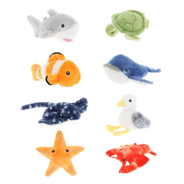 Keeleco Sealife animals 12 cm Soft Toy (2025 Set)