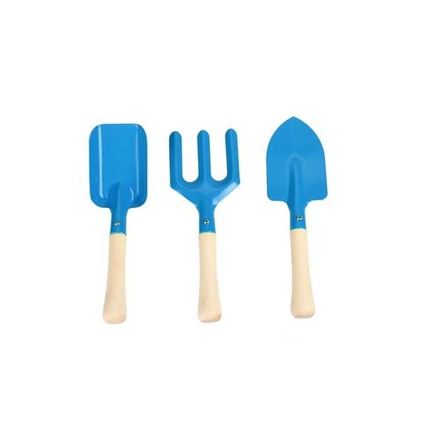 Kids Metal & Wood Gardening Tool set