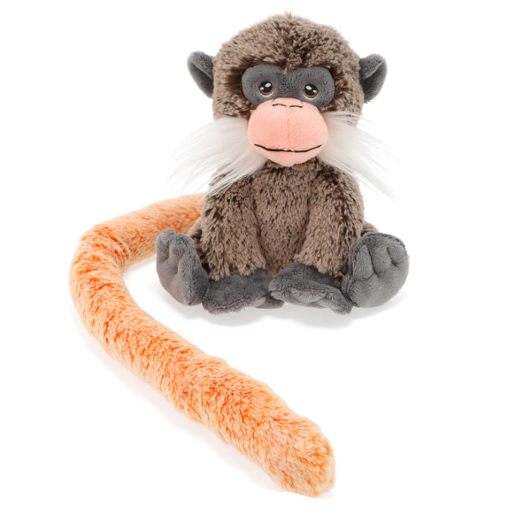 Keeleco Monkey Tails Emperor tamarin 18 cm Soft Toy