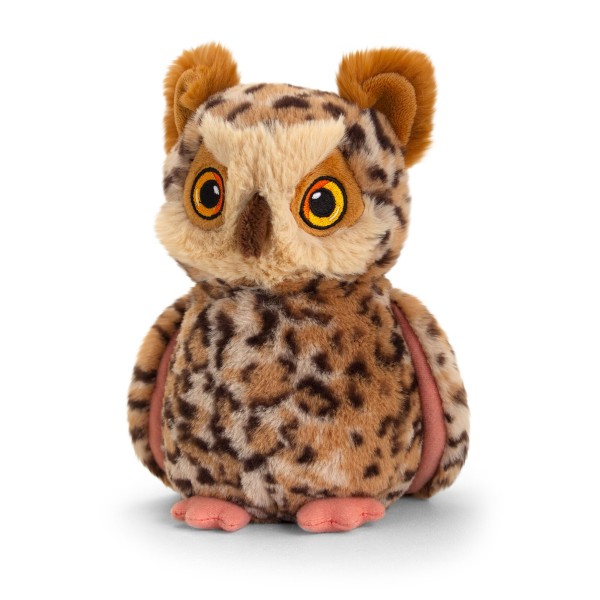 Keeleco Eurasian Eagle Owl 19 cm Soft Toy