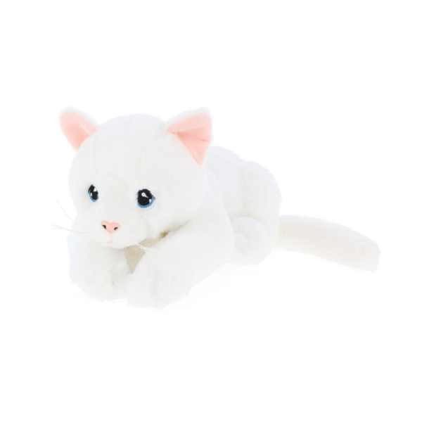 Keeleco White Kitten 22 cm Soft Toy