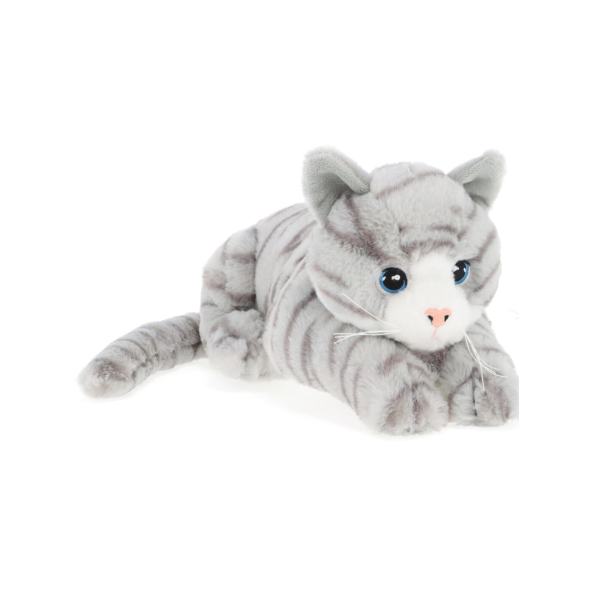 Keeleco Grey Kitten 22 cm Soft Toy