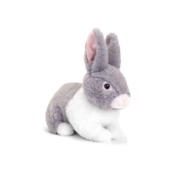 Keeleco Grey Bunny Rabbit 18 cm Soft Toy