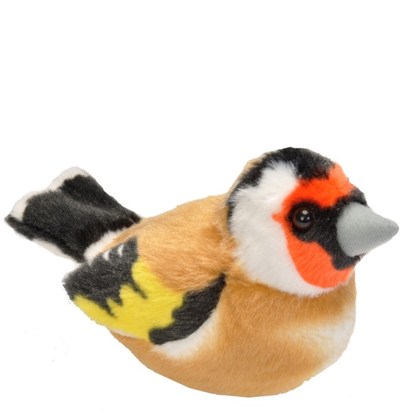 RSPB European Goldfinch with Sound 12 cm Soft Toy