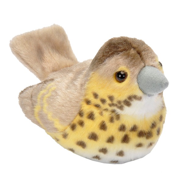 RSPB Song Thrush with Sound 12 cm Soft Toy