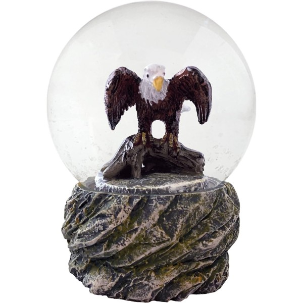 Eagle Snow Globe