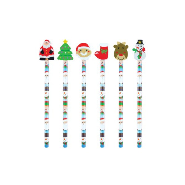 Christmas Pencil with Eraser