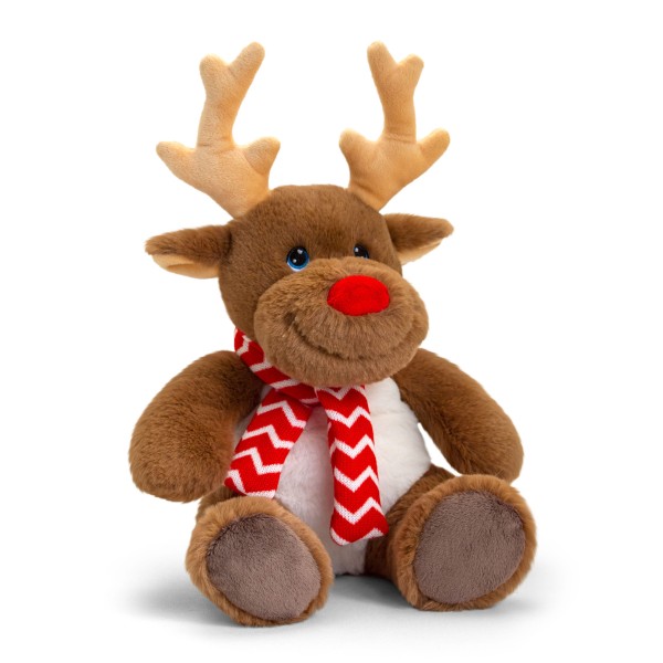 Keeleco Christmas Reindeer with Scarf 35 cm Soft Toy