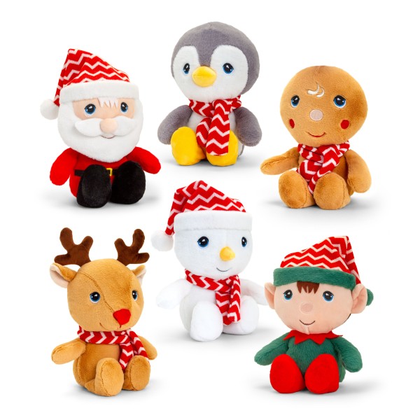 Keeleco Christmas Beanie Pals 20 cm Soft Toy